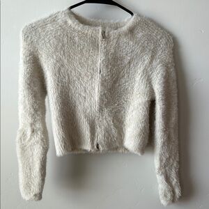 Cozy White Kids Sweater
